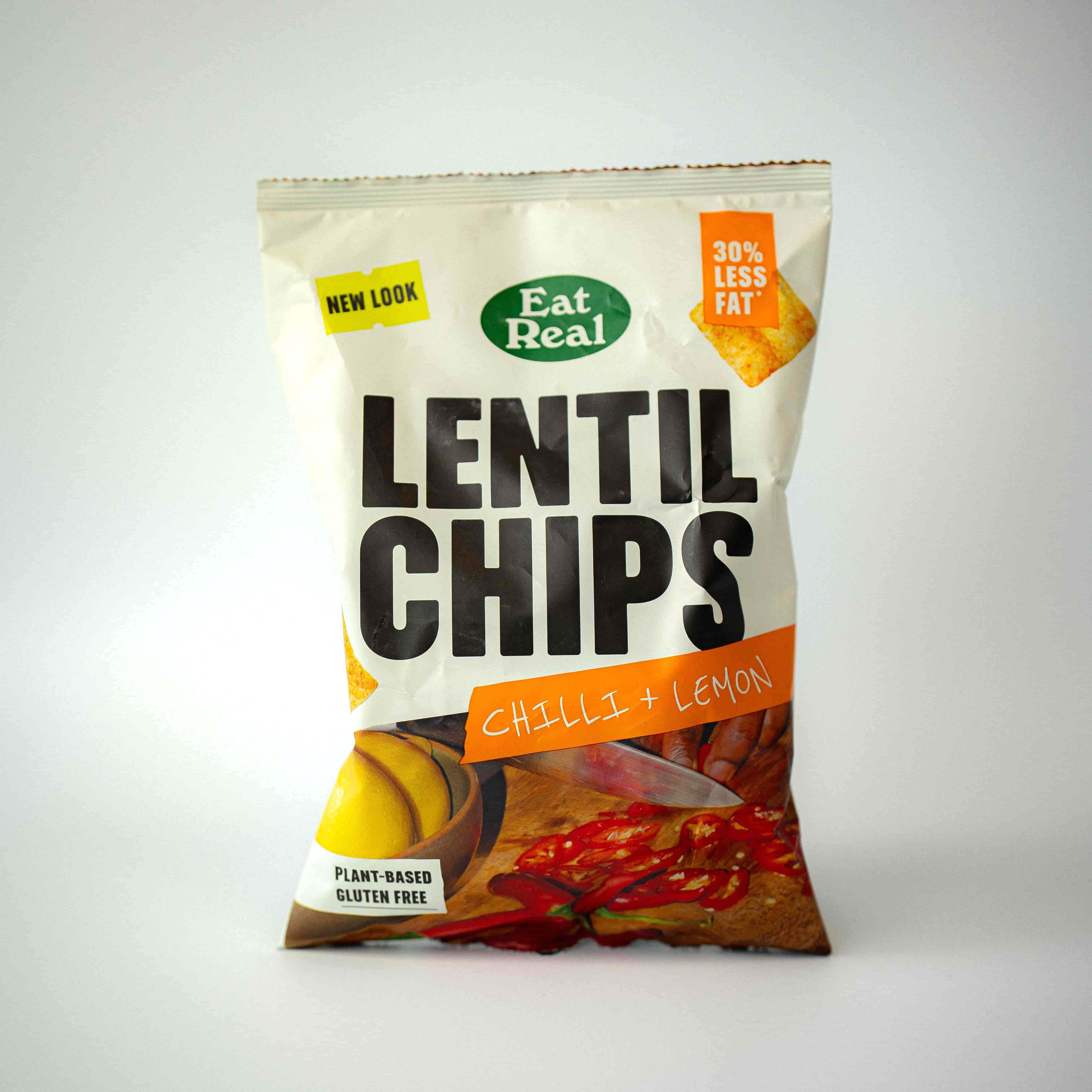 Eat Real Lentil Chips Chilli Lemon