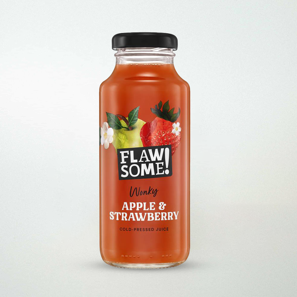 Flawsome! Apple and Strawberry Juice