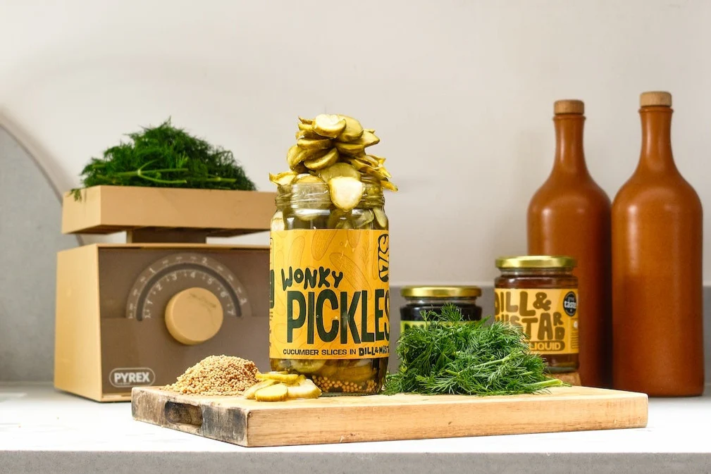 Jar of Wonky Pickles.