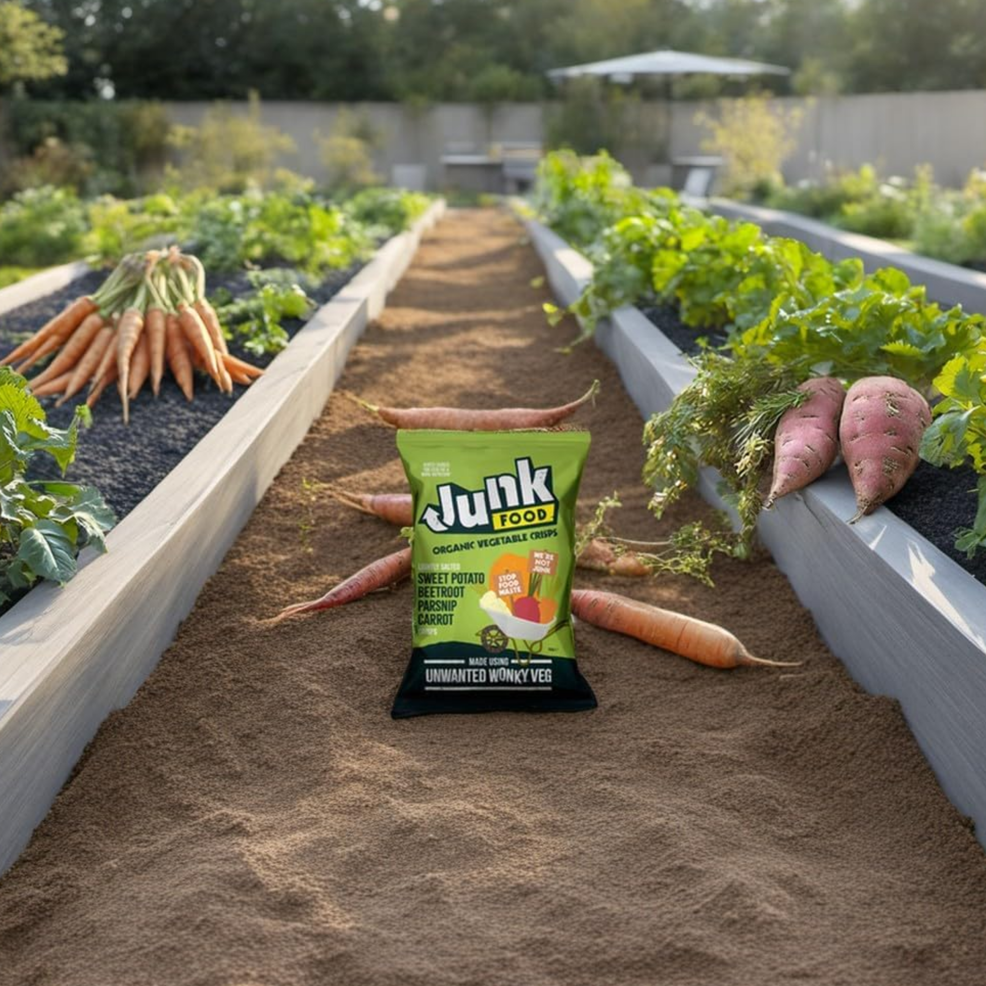 Junk Food Organic Mixed Vegetable Crisps