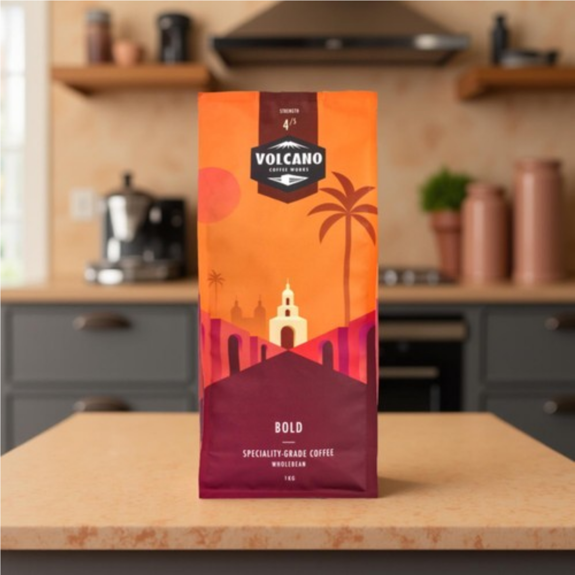 Volcano Coffee Works Bold Morning Whole Beans Coffee
