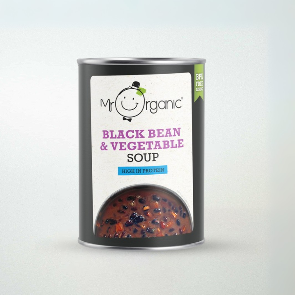 Mr Organic Black Bean & Vegetable Soup