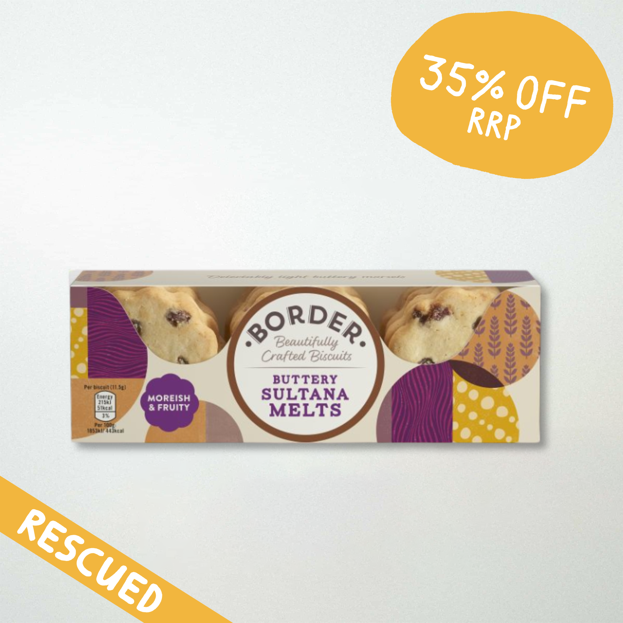 Border Biscuits Buttery Sultana Melts Biscuits
