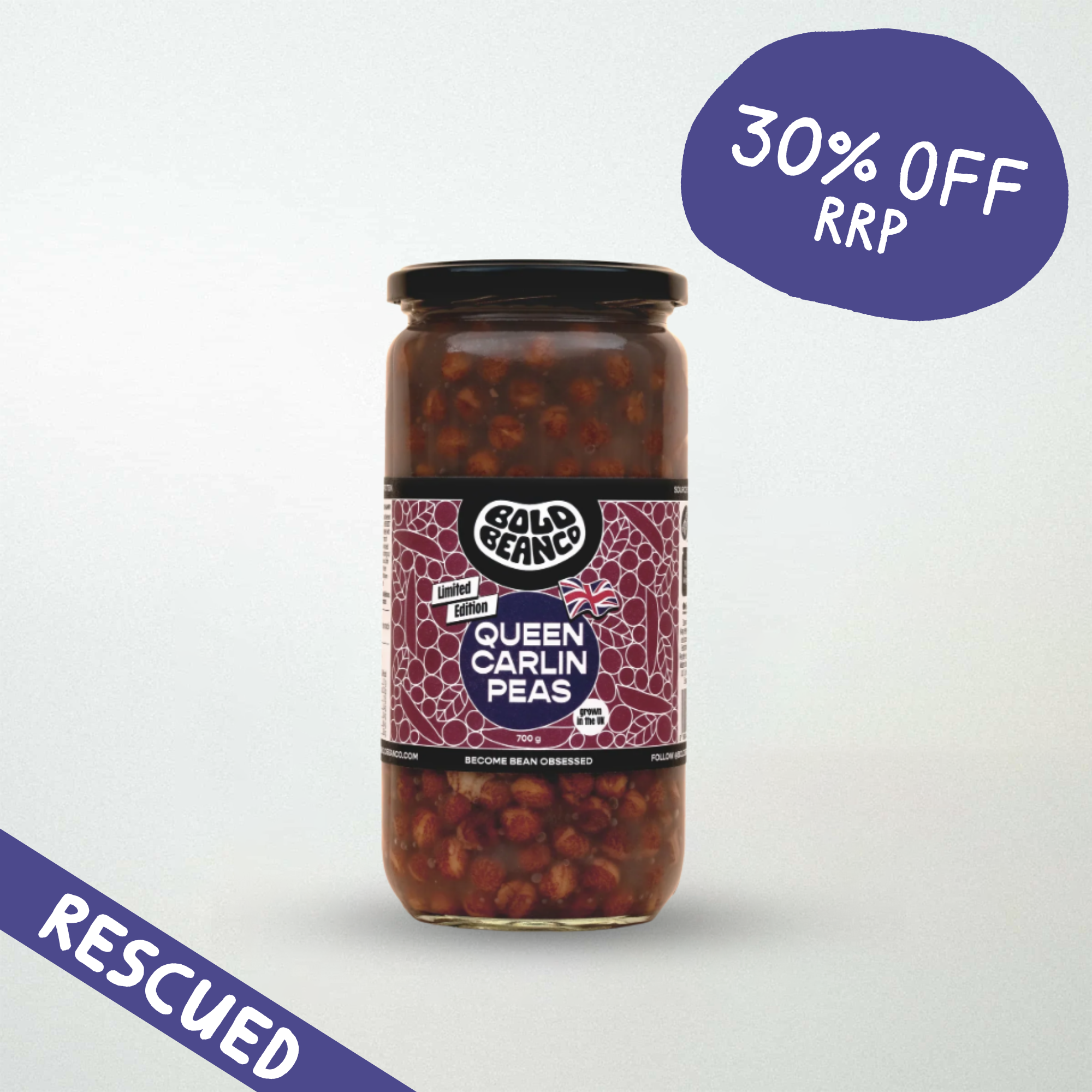 Bold Bean Queen Carlin Peas