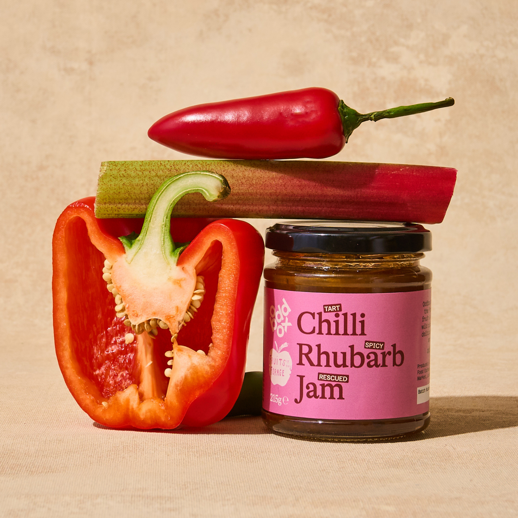 Limited Edition: Oddbox Chilli Rhubarb Jam