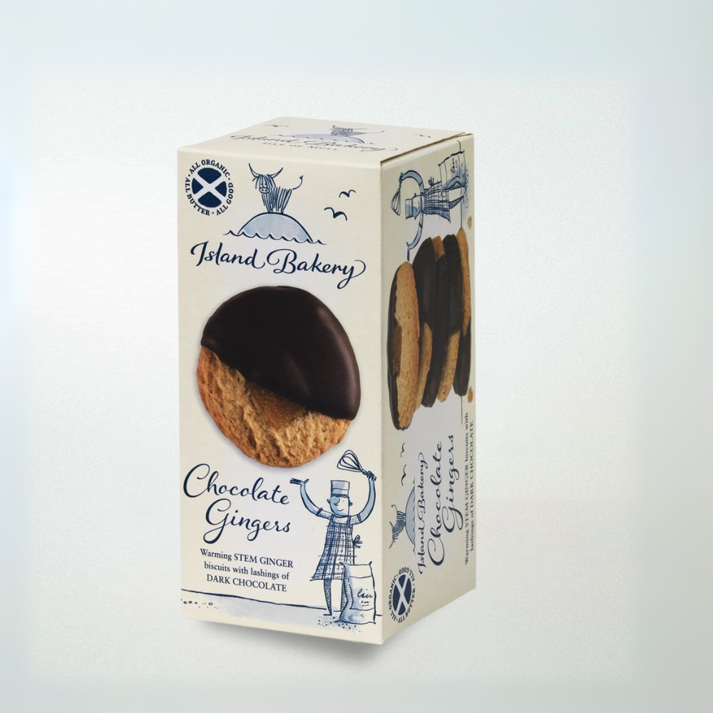 Island Bakery Organic Dark Chocolate Ginger Biscuits