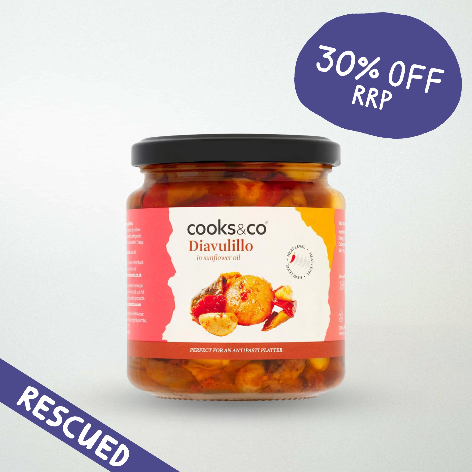 Cooks & Co Diavulillo Mixed Spicy Vegetables in Oil