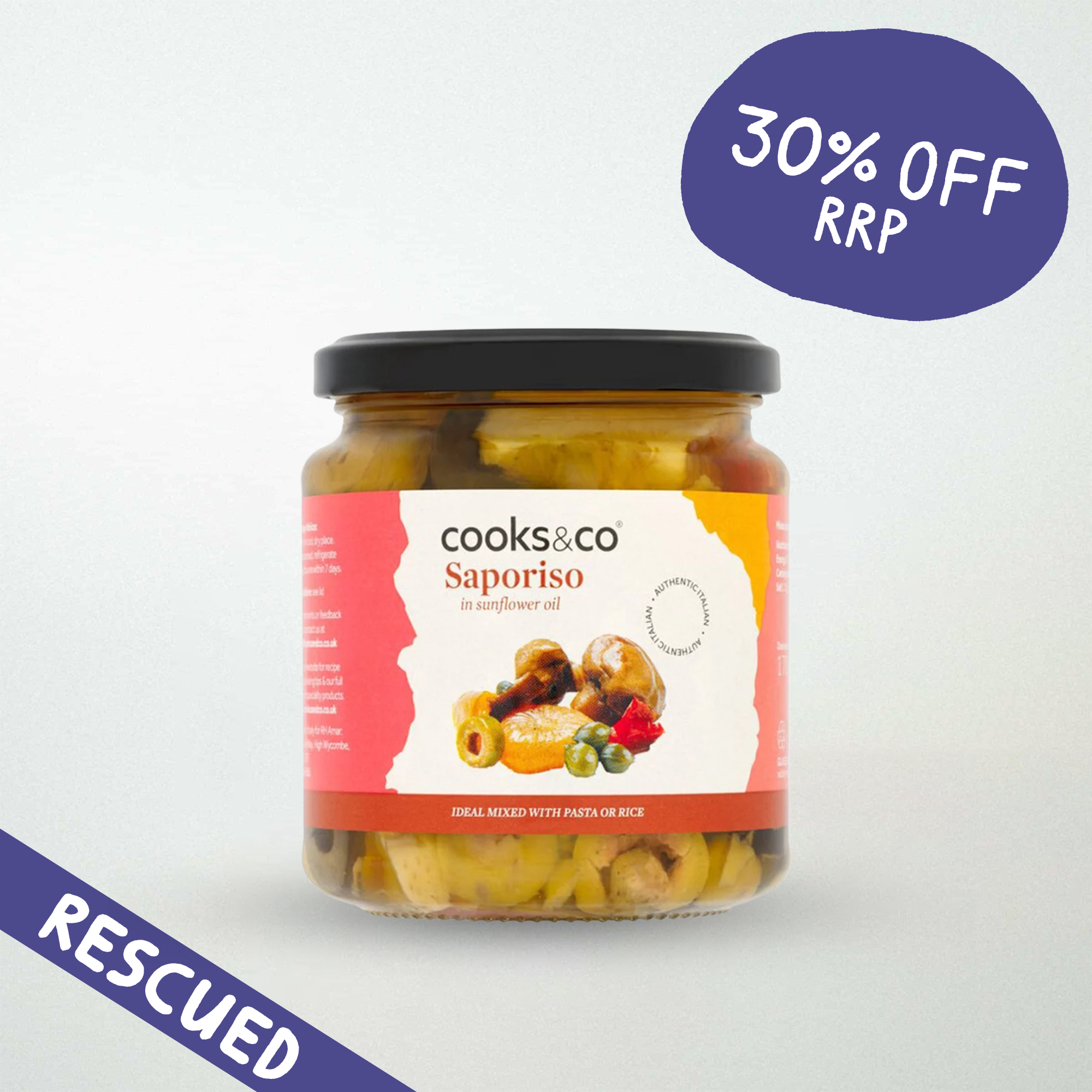 Cooks & Co Saporiso Mixed Vegetables in Oil