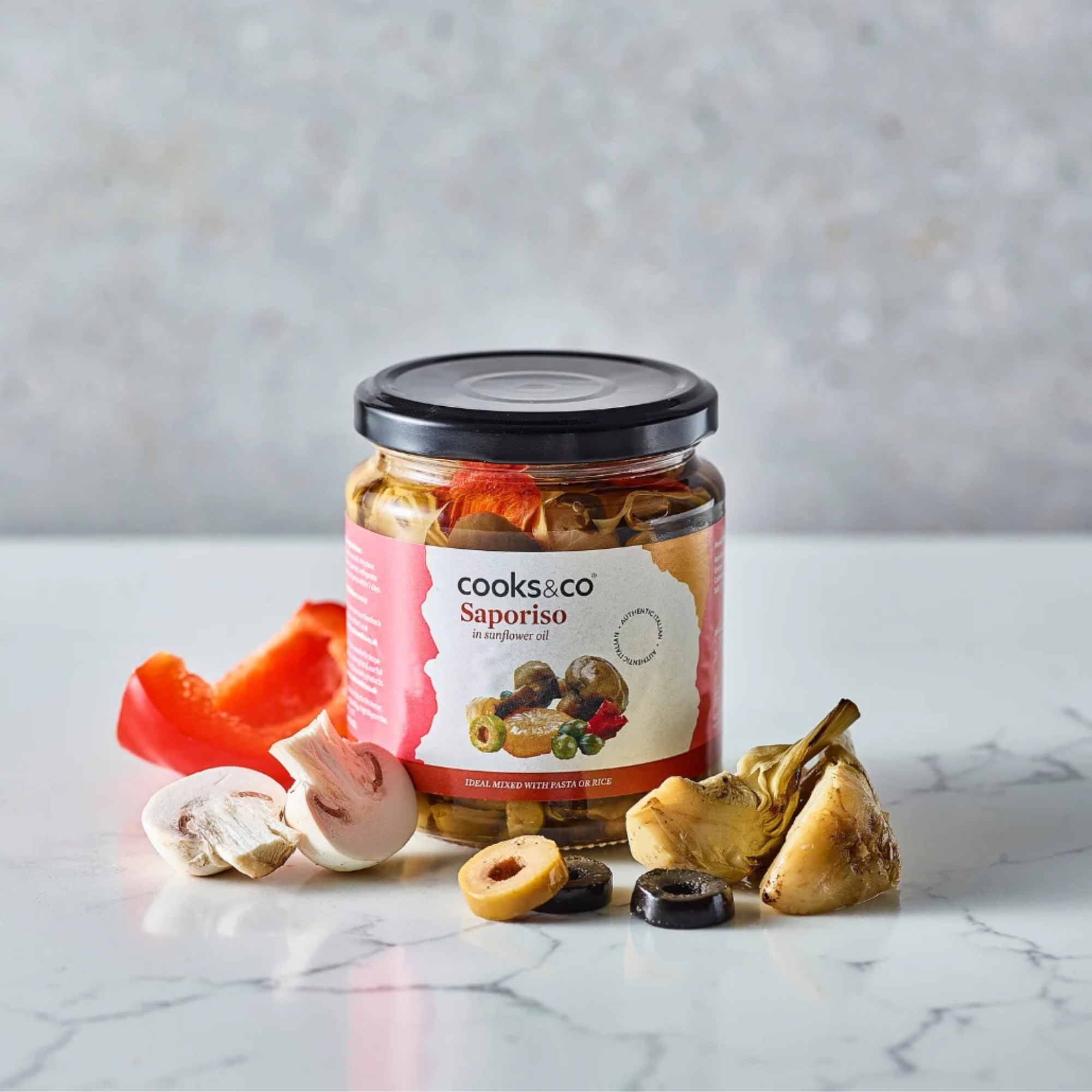 Cooks & Co Saporiso Mixed Vegetables in Oil