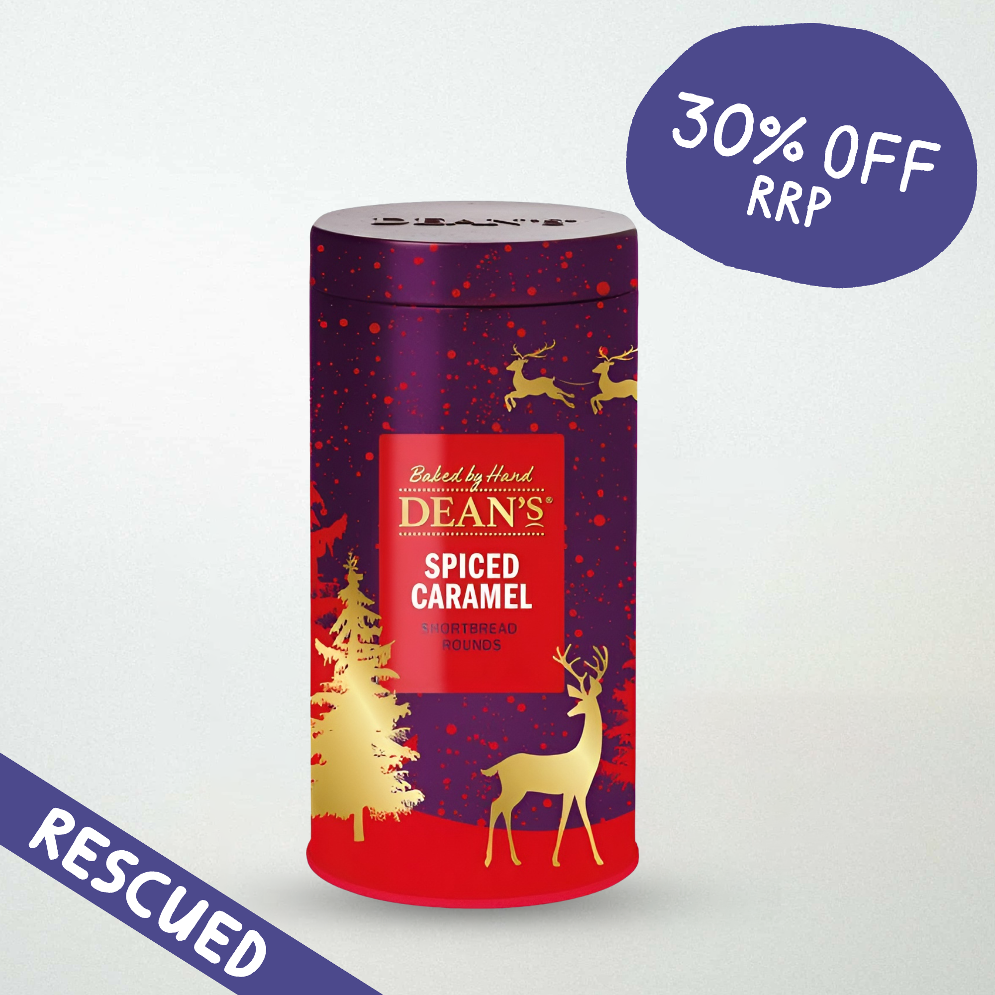 Dean's Spiced Caramel Shortbread Rounds Tin