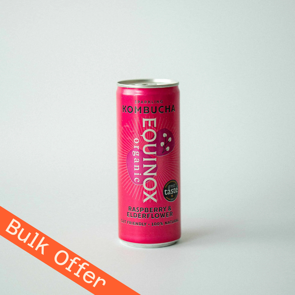 Equinox Raspberry & Elderflower Kombucha Soft Drink – Oddbox Market