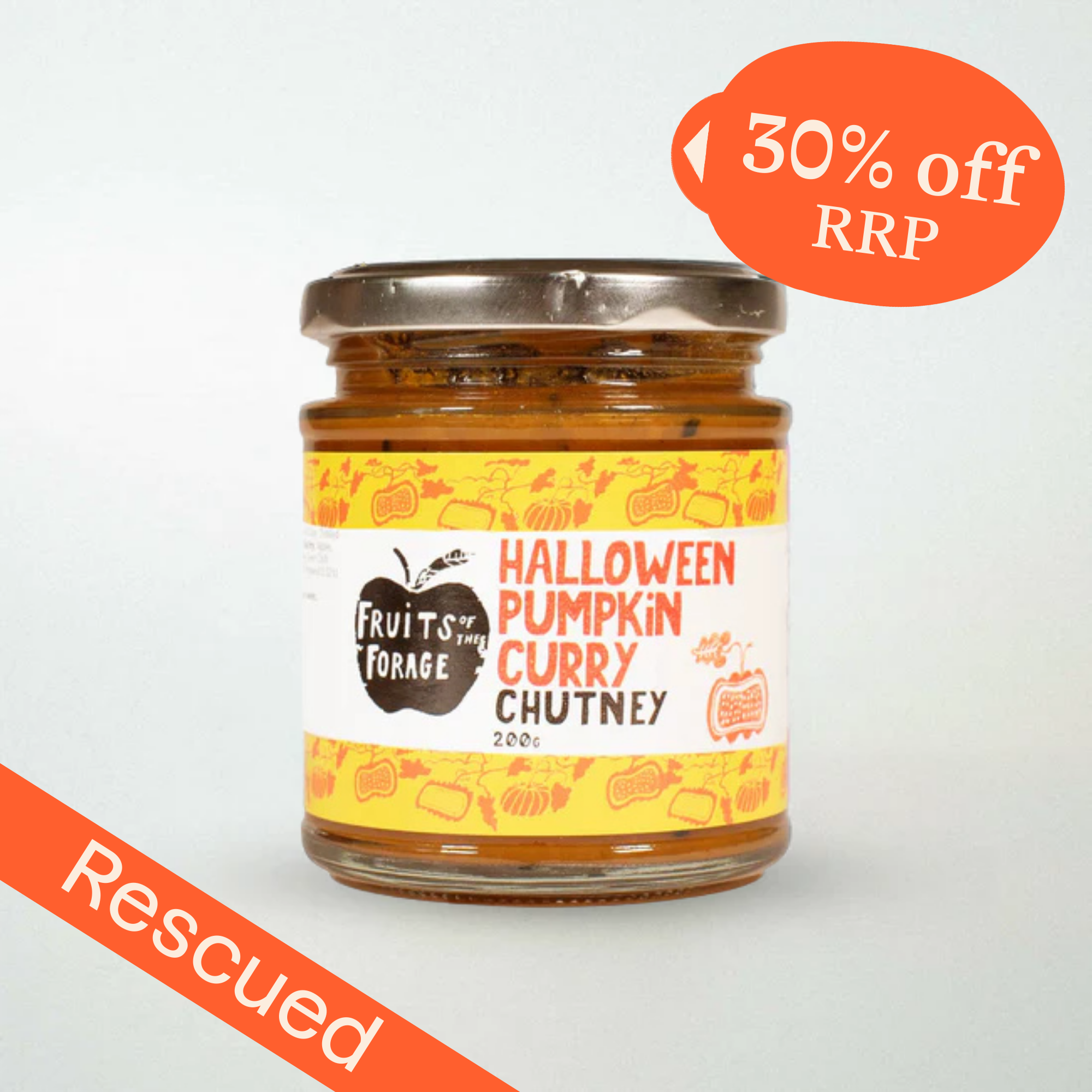 Fruits of the Forage Halloween Pumpkin Curry Chutney