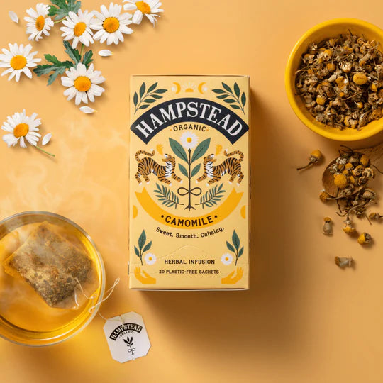 Hampstead Tea Organic Biodynamic Camomile Tea Bags