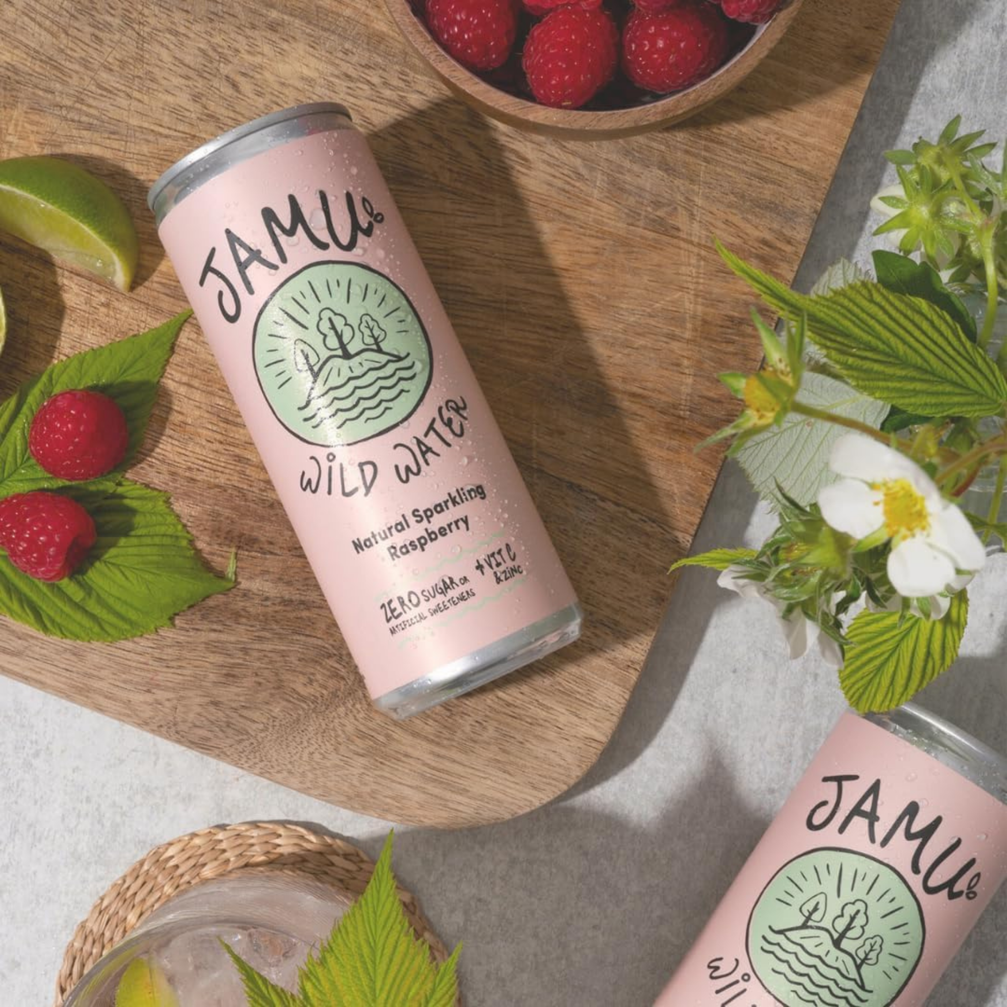 Jamu Wild Water Sparkling Raspberry Multipack