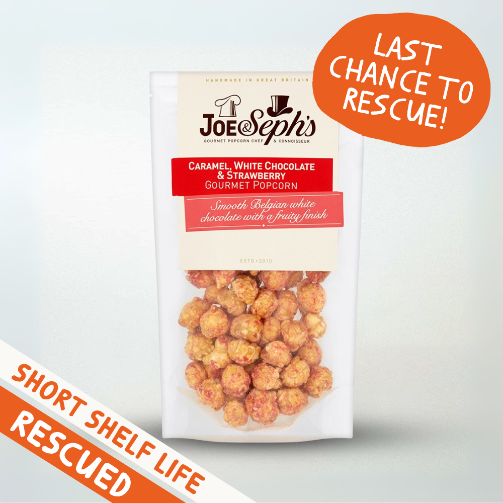 White Chocolate & Strawberry Popcorn (Last Chance to Rescue)