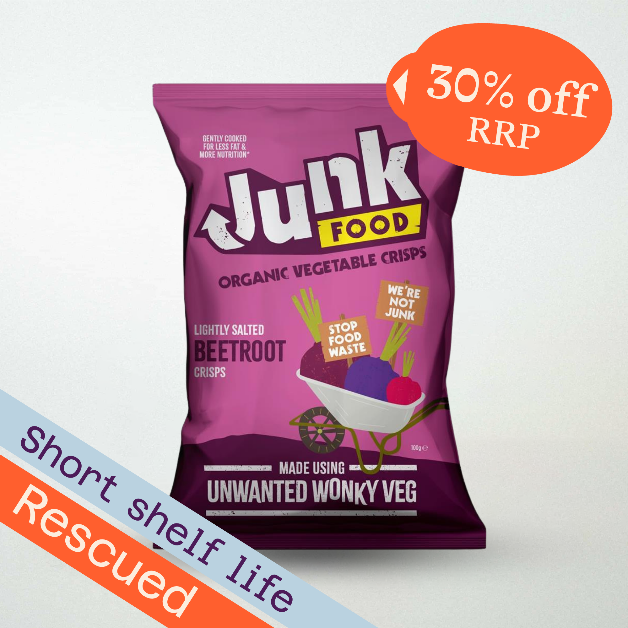 Junk Food Organic Beetroot Crisps