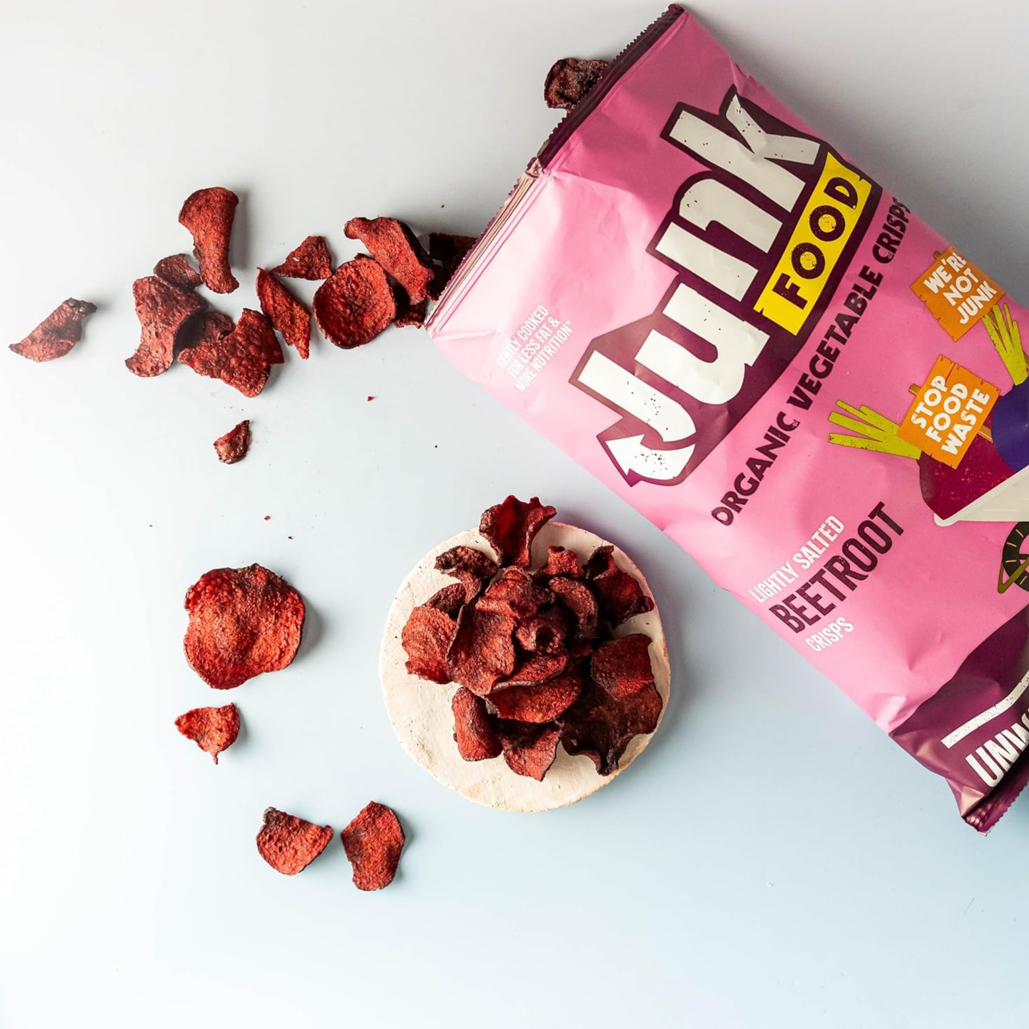 Junk Food Organic Beetroot Crisps