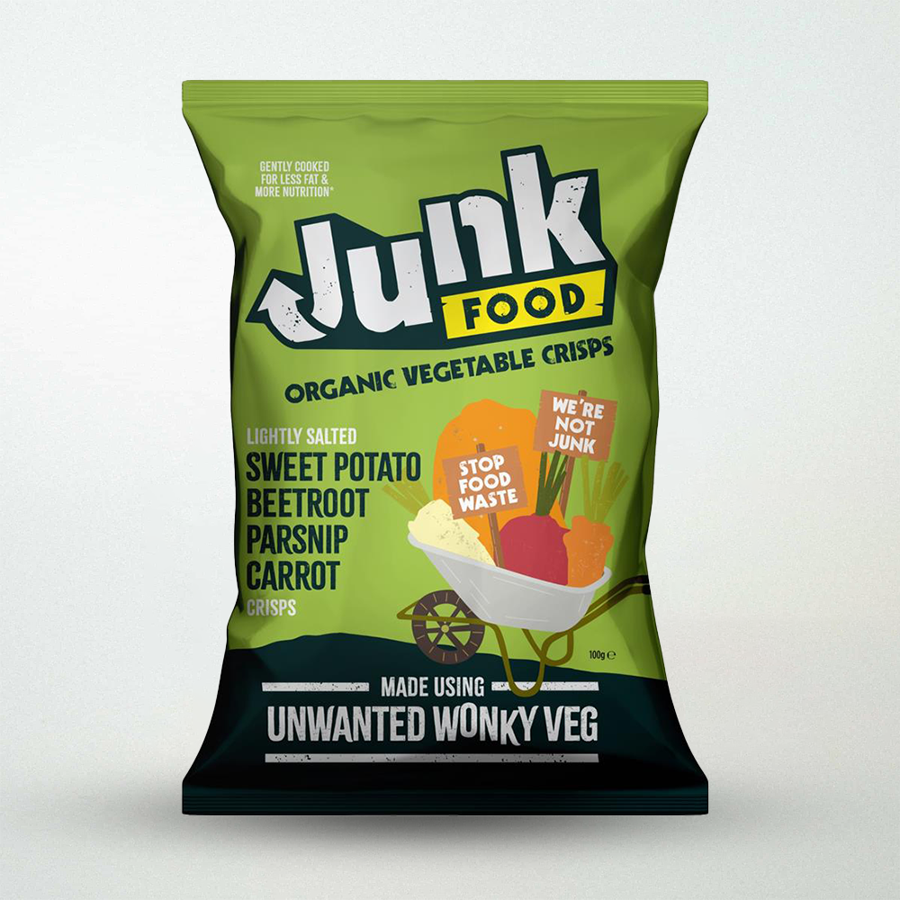Junk Food Organic Mixed Vegetable Crisps
