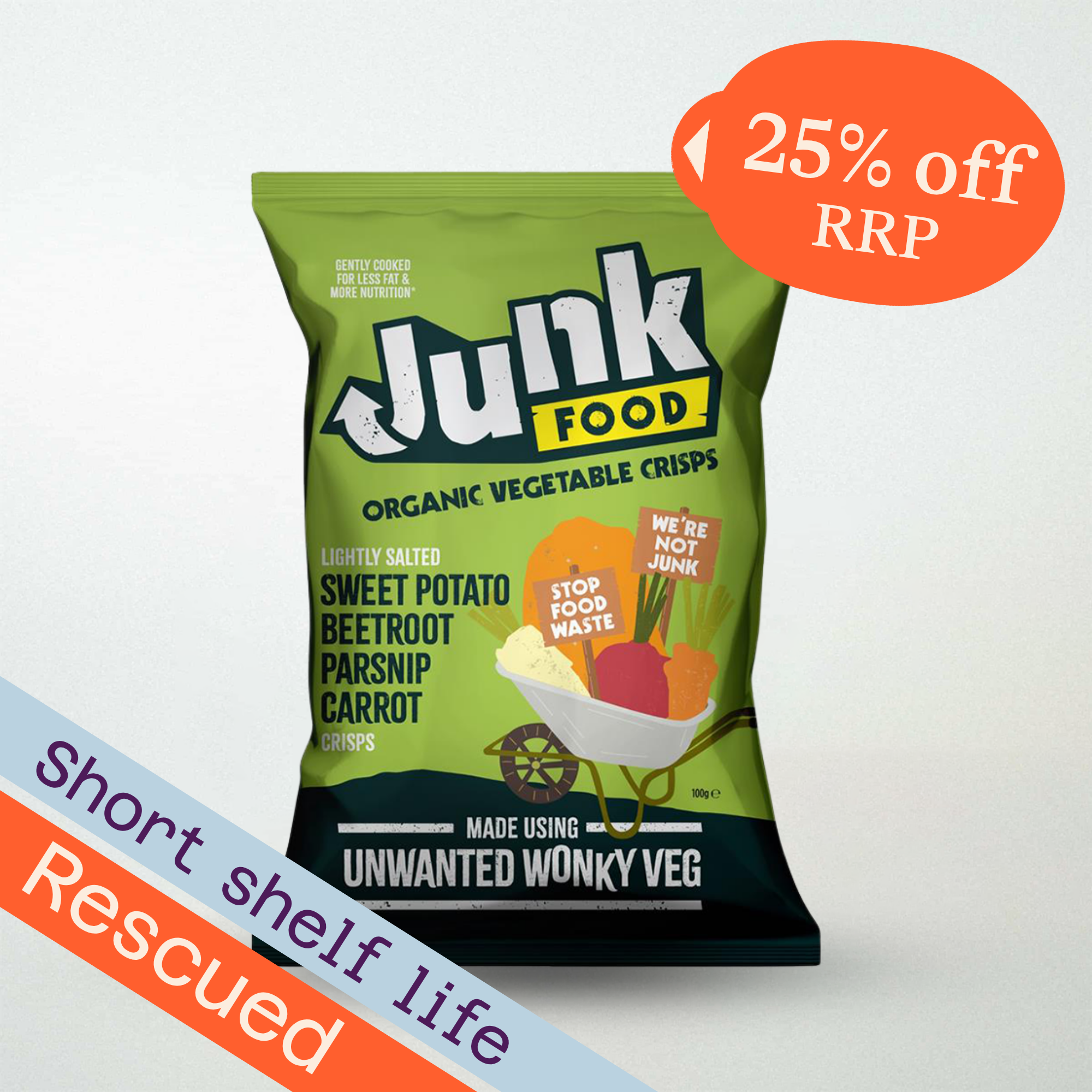 Junk Food Organic Mixed Vegetable Crisps