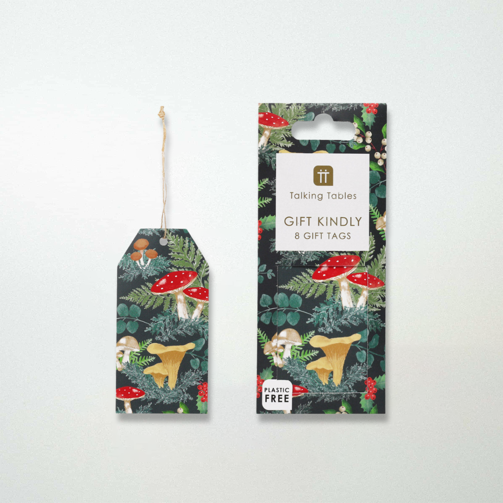 Talking Tables Forest Green Gift Tags 8 Pack