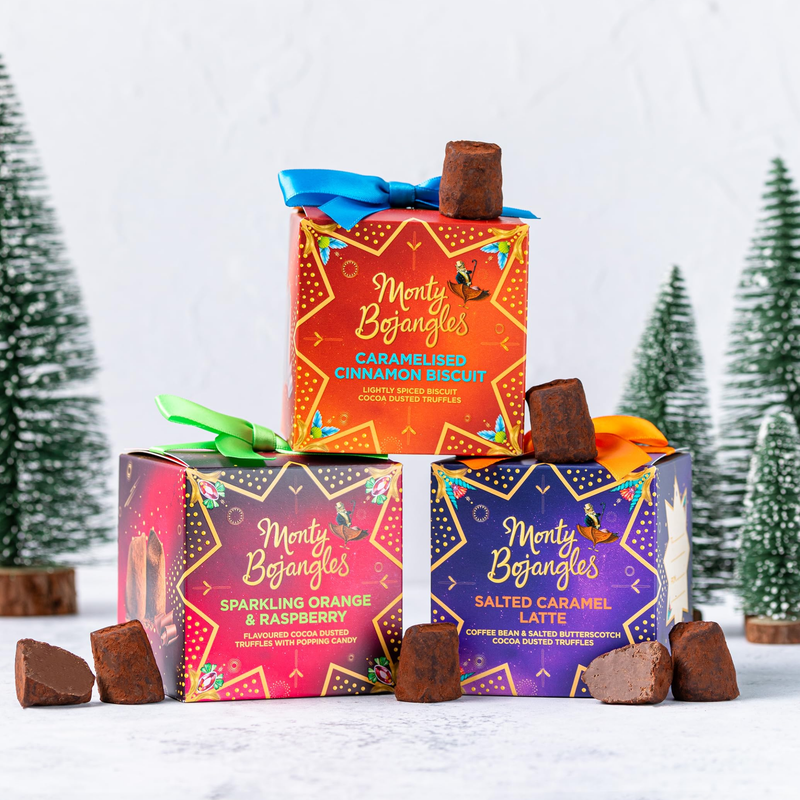 Monty Bojangles Sparkling Orange & Raspberry Truffle Box