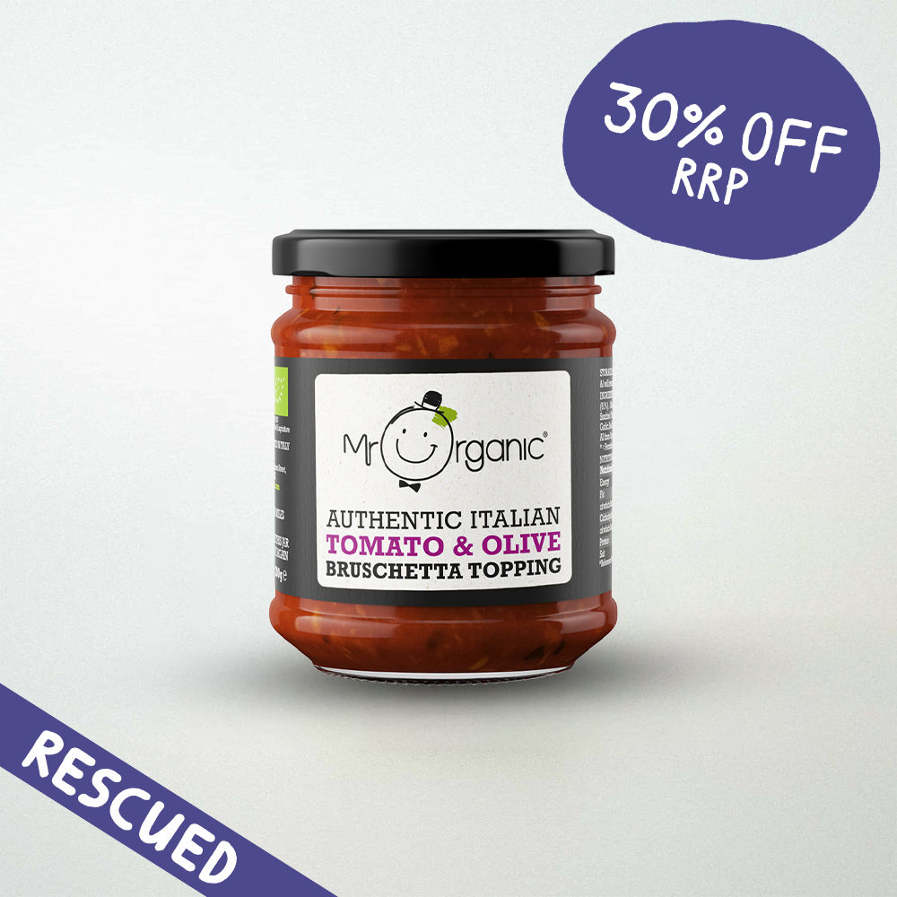 Mr Organic Tomato & Olive Bruschetta Topping