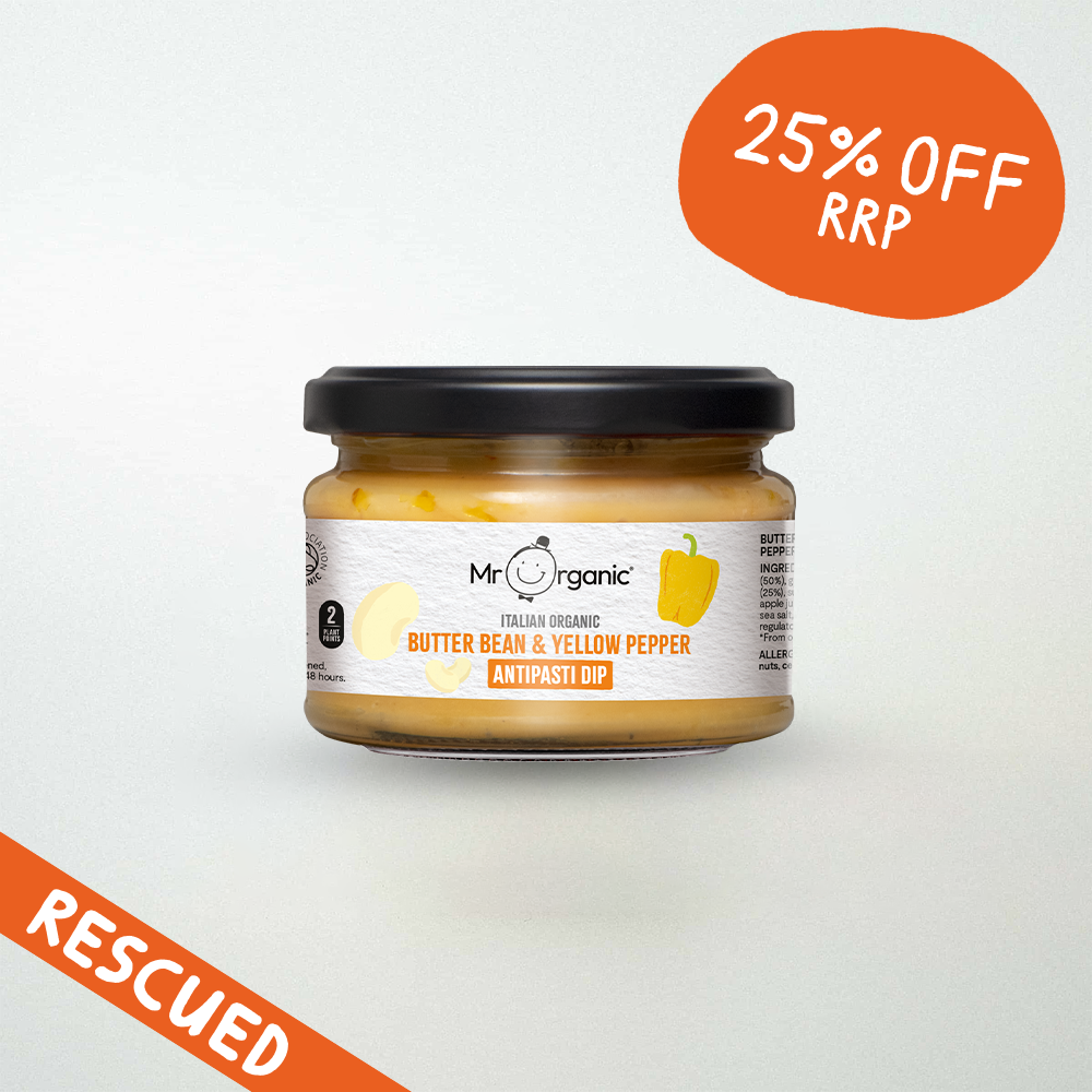 Mr Organic Butter Bean & Yellow Pepper Antipasti Dip