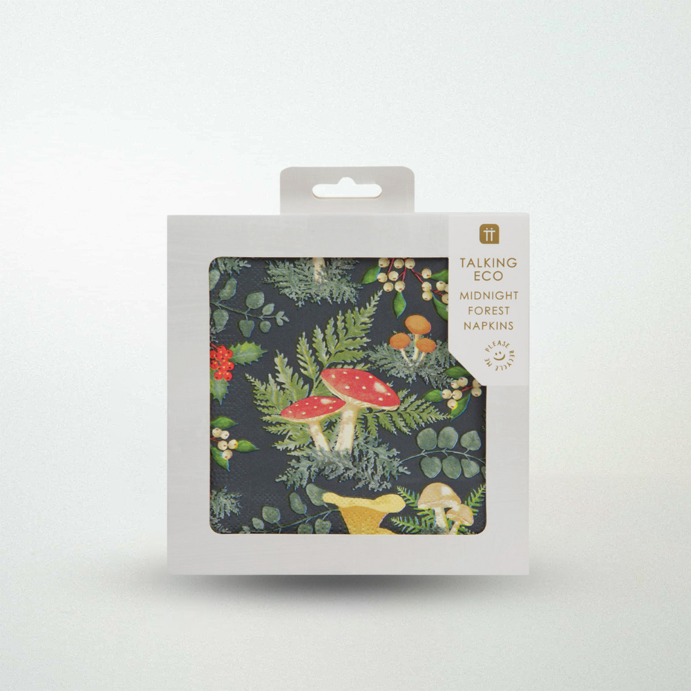 Talking Tables Forest Green Paper Napkins 20 Pack