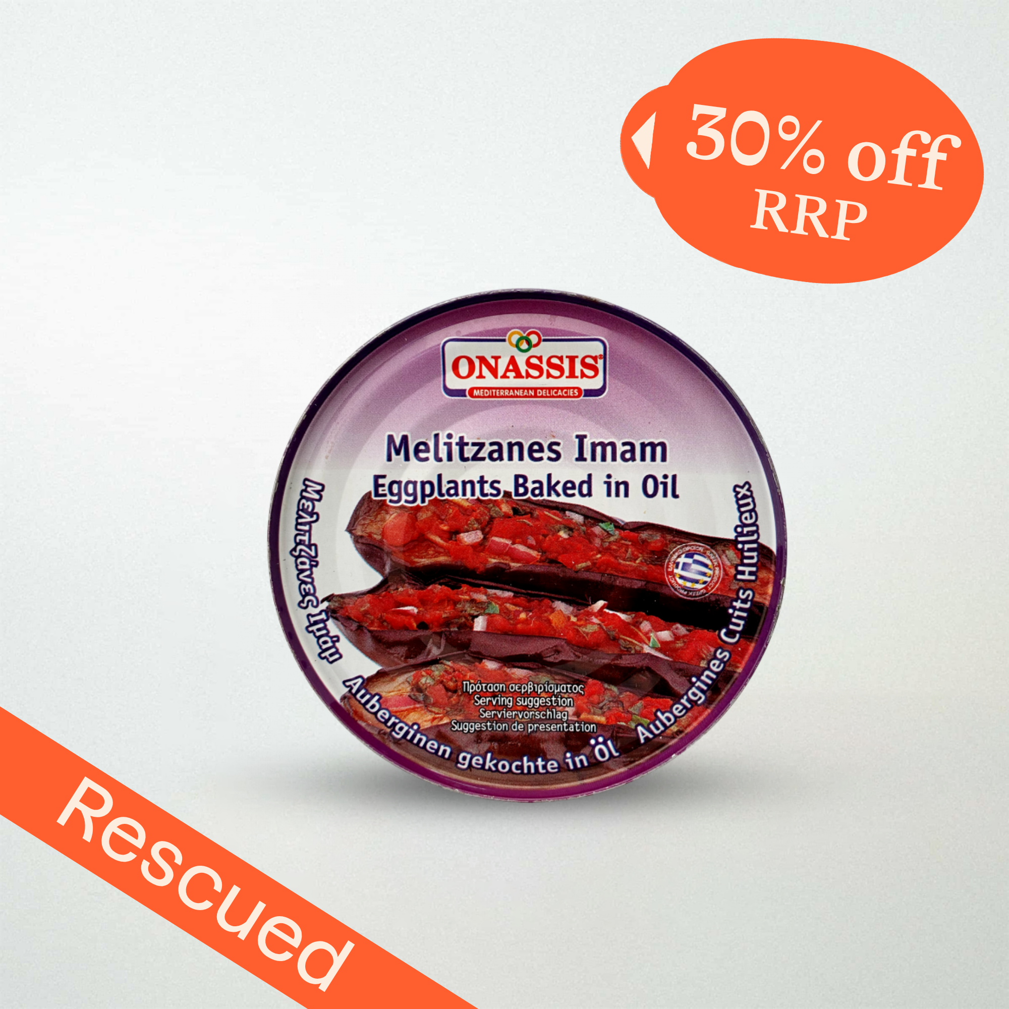Onassis Aubergine Imam in Tomato Sauce Tin