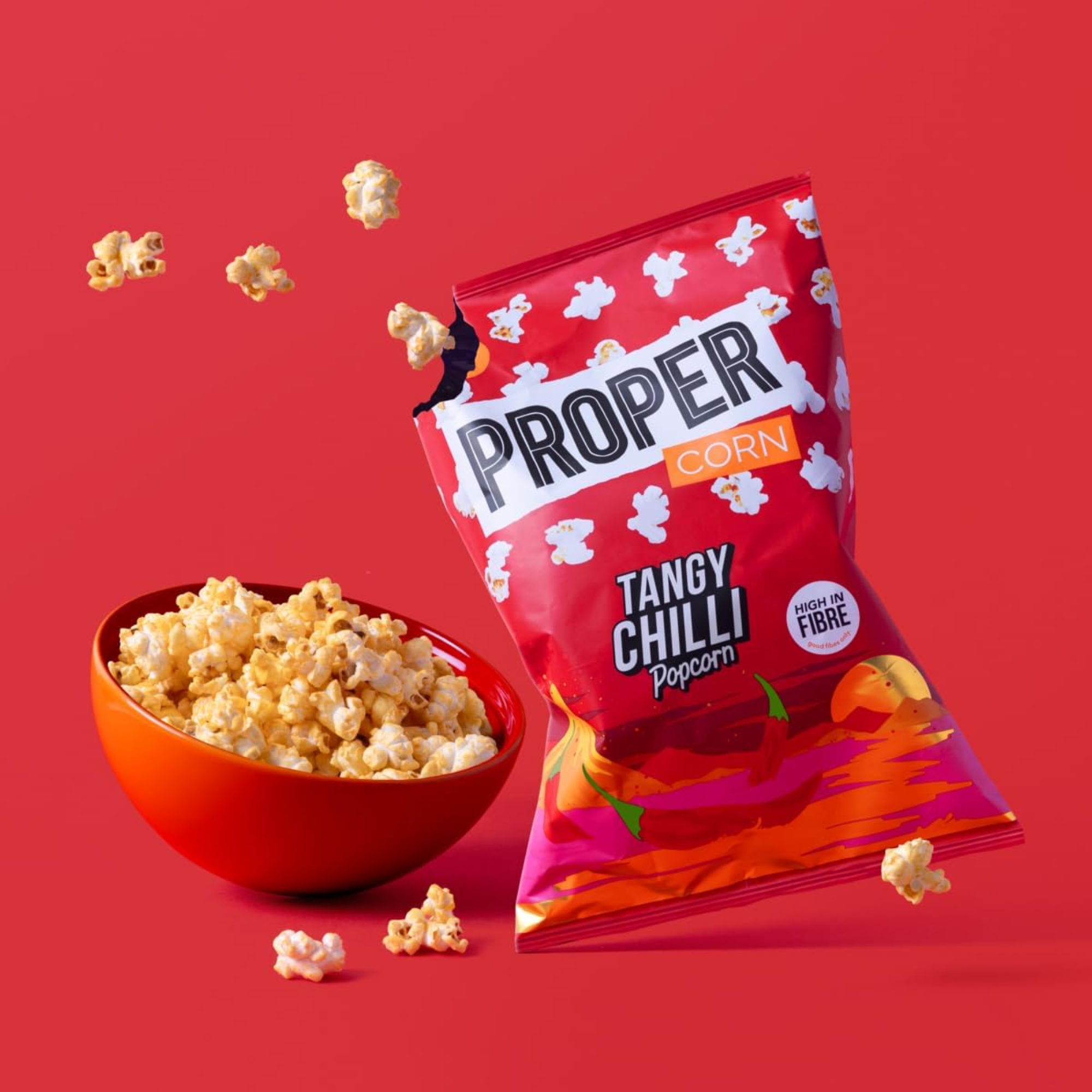 Proper Tangy Chilli Popcorn