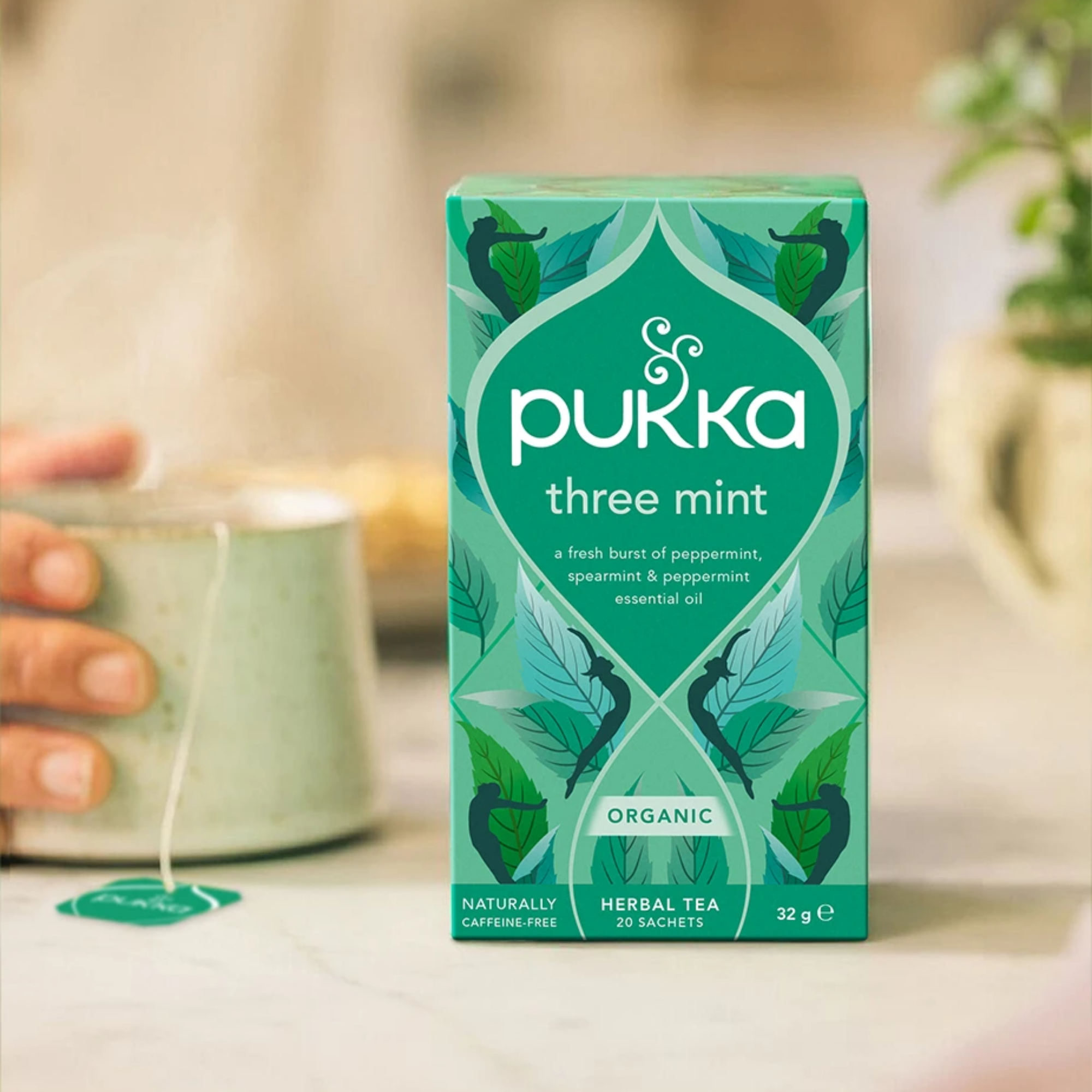 Pukka Three Mint Tea Bags