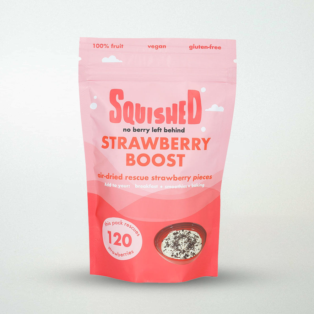 Squished Strawberry Boost Air-Dried Pieces