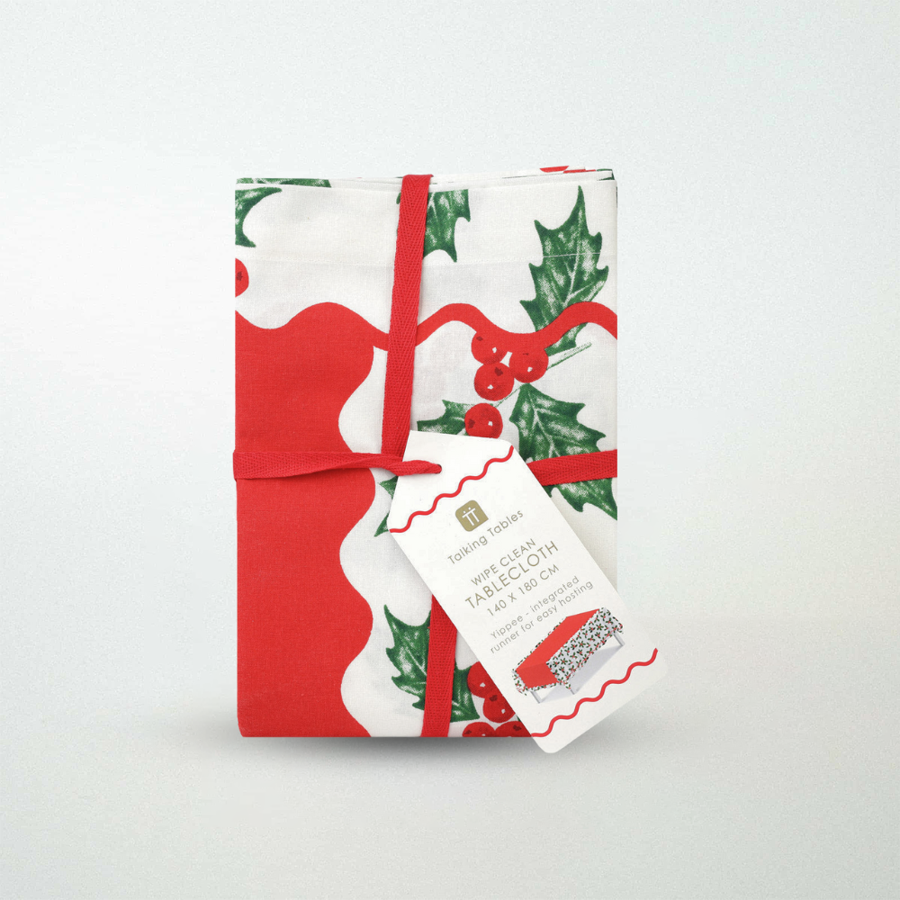 Talking Tables Holly Fabric Table Cloth