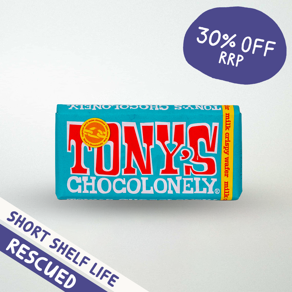 Tony's Chocolonely Milk Crispy Wafer Chocolate Bar