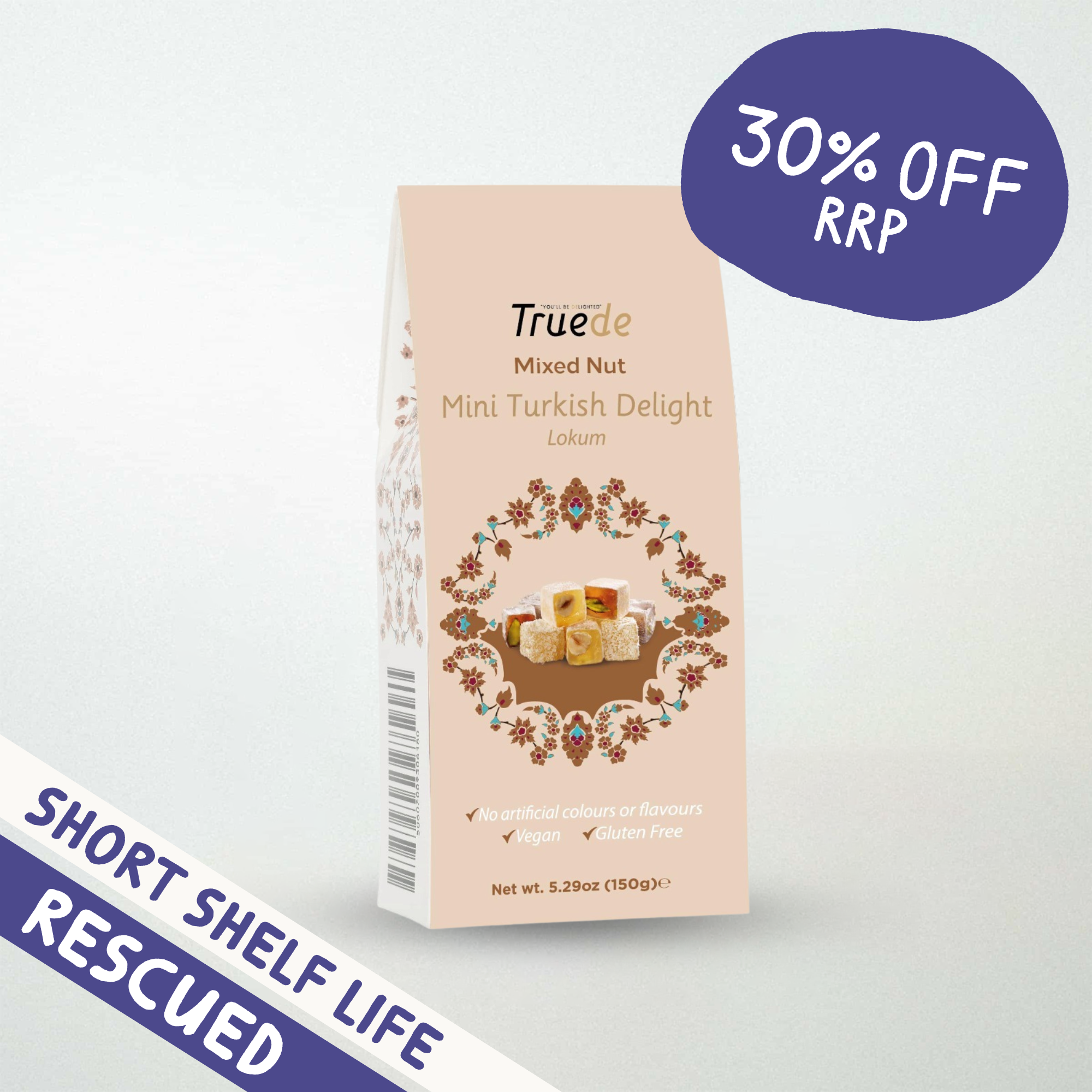 Truede Mini Mixed Nut Turkish Delight