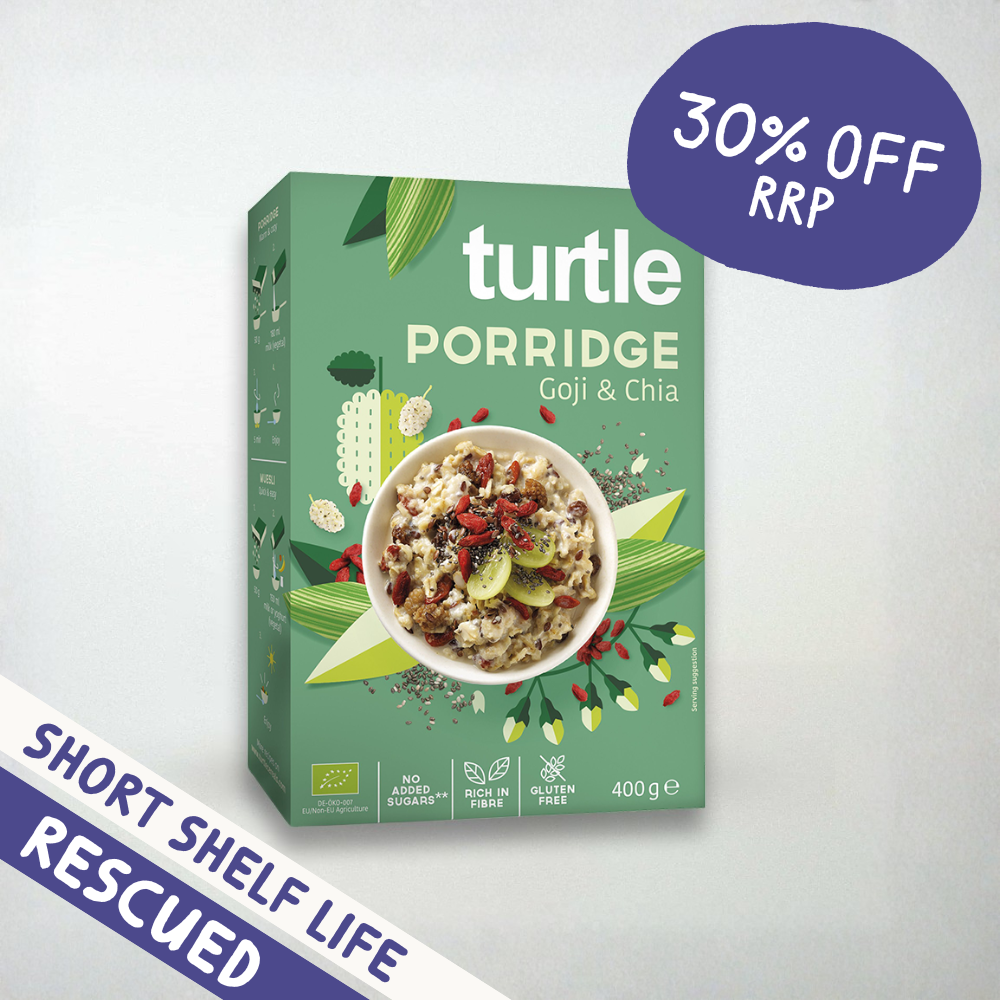 Turtle Organic Gluten Free Porridge Goji & Chia