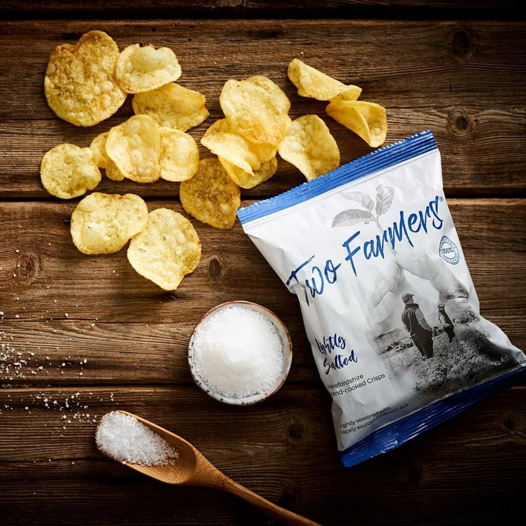 Two Farmers Lightly Salted Crisps Sharing Bag