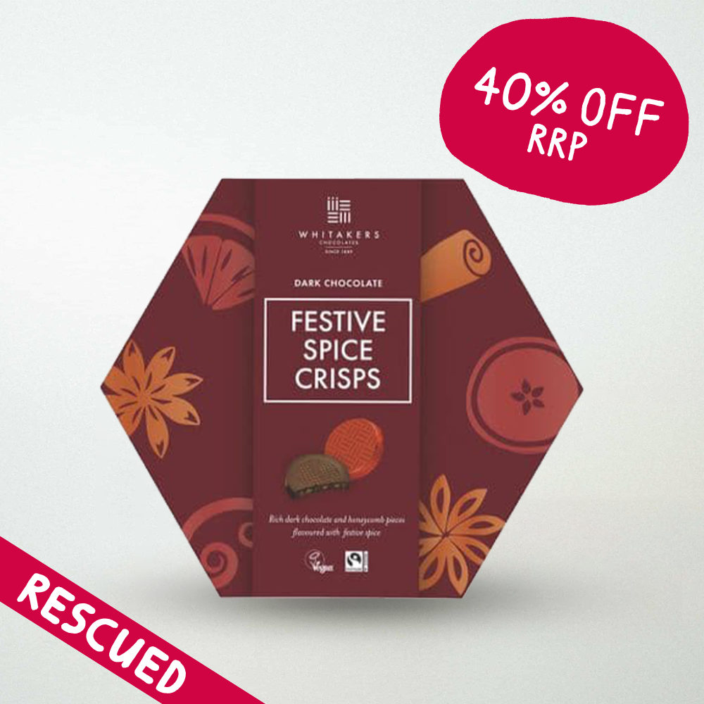 Whitakers Festive Spice Honeycomb Crisps