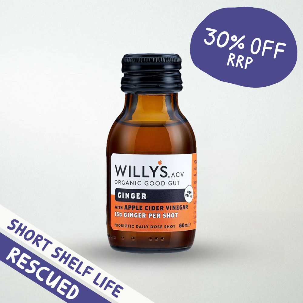Willy's ACV Organic Ginger & Apple Cider Vinegar Shot