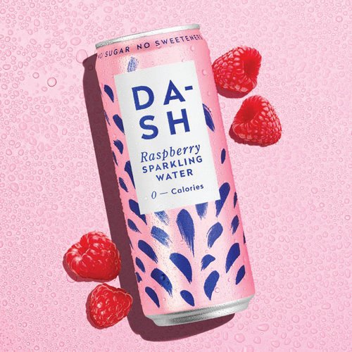 Dash Raspberry Dash Water Raspberries Infused Sparkling Water Multipack – Oddbox Market