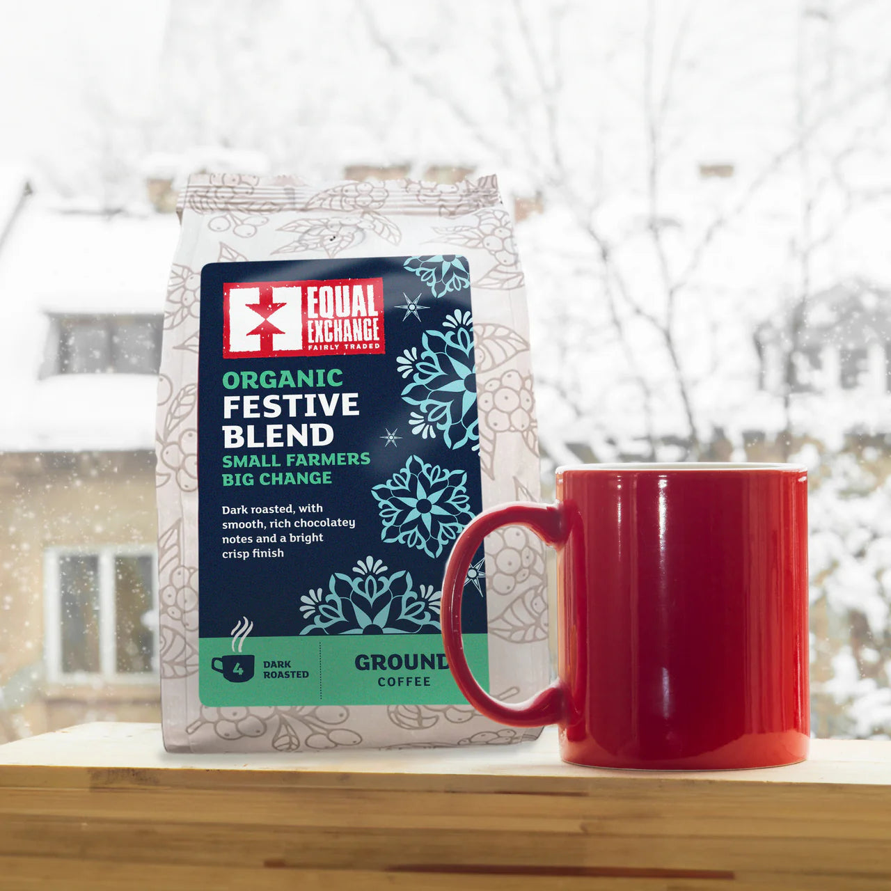 Equal Exchange Organic Festive Blend Ground Coffee