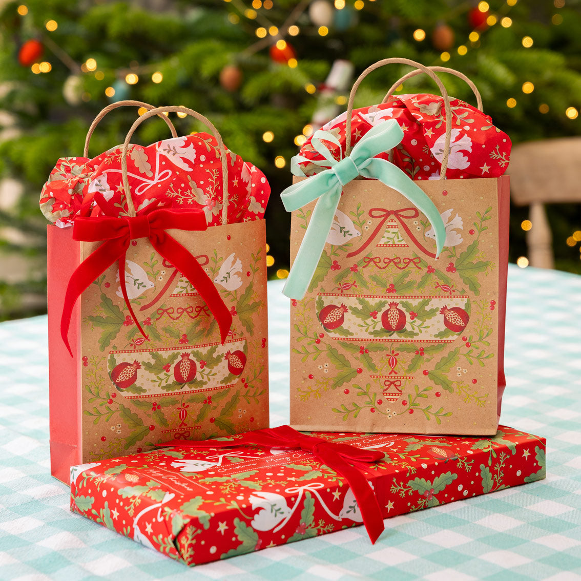 Talking Tables Red Christmas Tissue Paper 4 Pack
