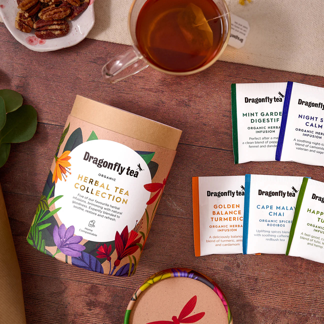 Dragonfly Organic Herbal Tea Gift Collection 30 Tea Bags