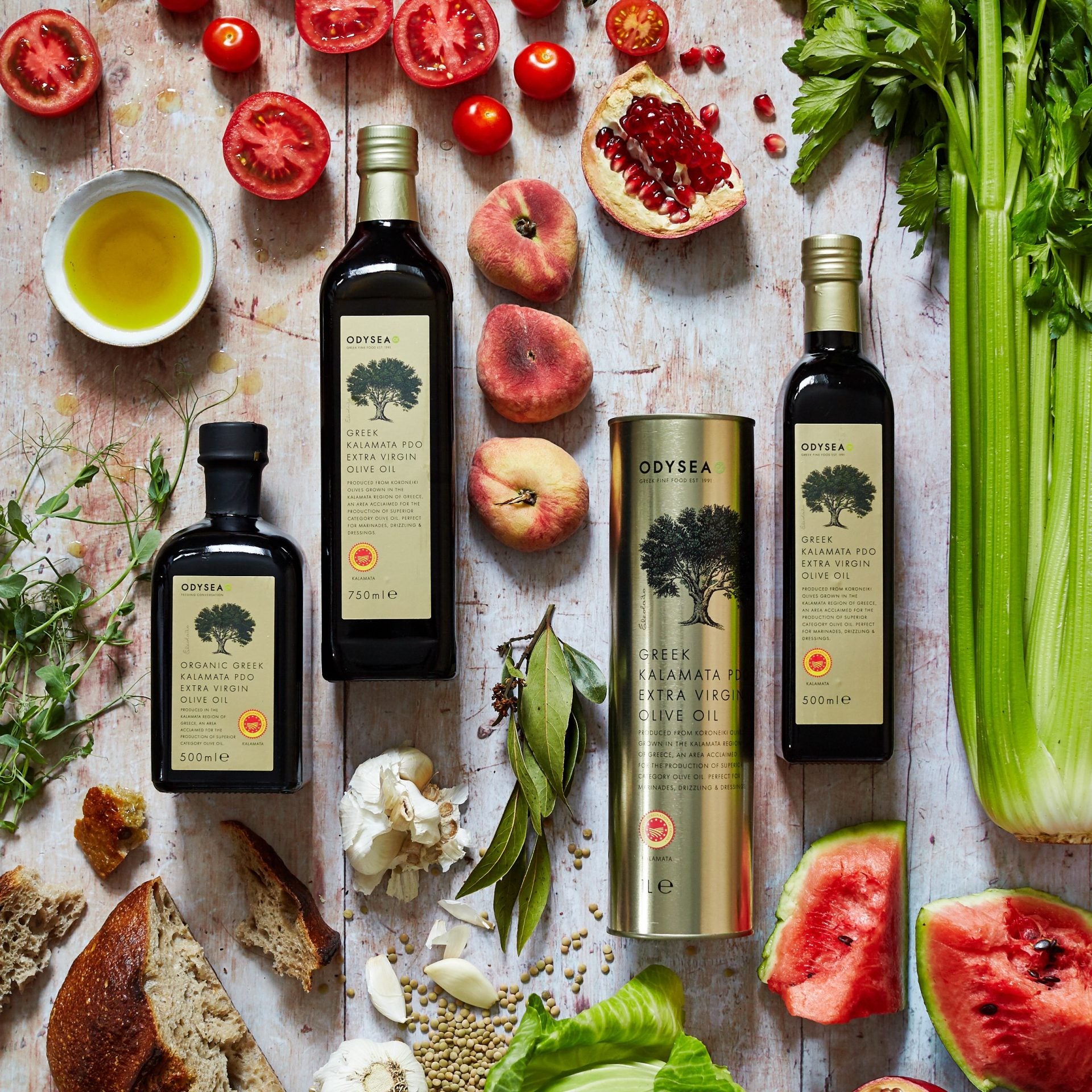 Odysea Greek PDO Kalamata Extra Virgin Olive Oil