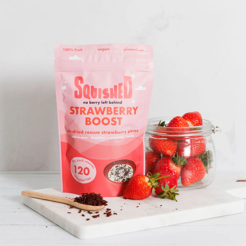 Squished Strawberry Boost Air-Dried Pieces