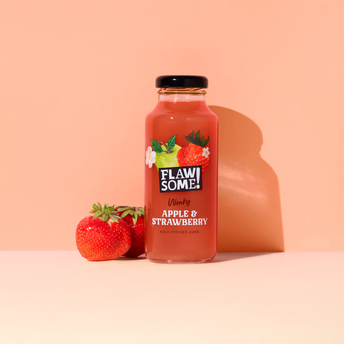 Flawsome! Apple and Strawberry Juice