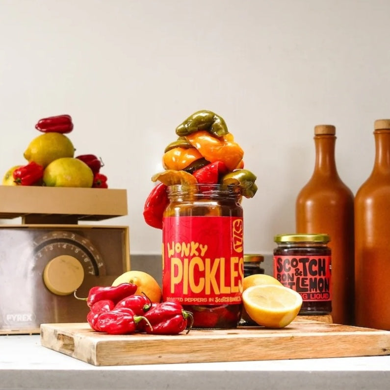 Sylt Wonky Pickled Roasted Peppers in Scotch Bonnet & Lemon