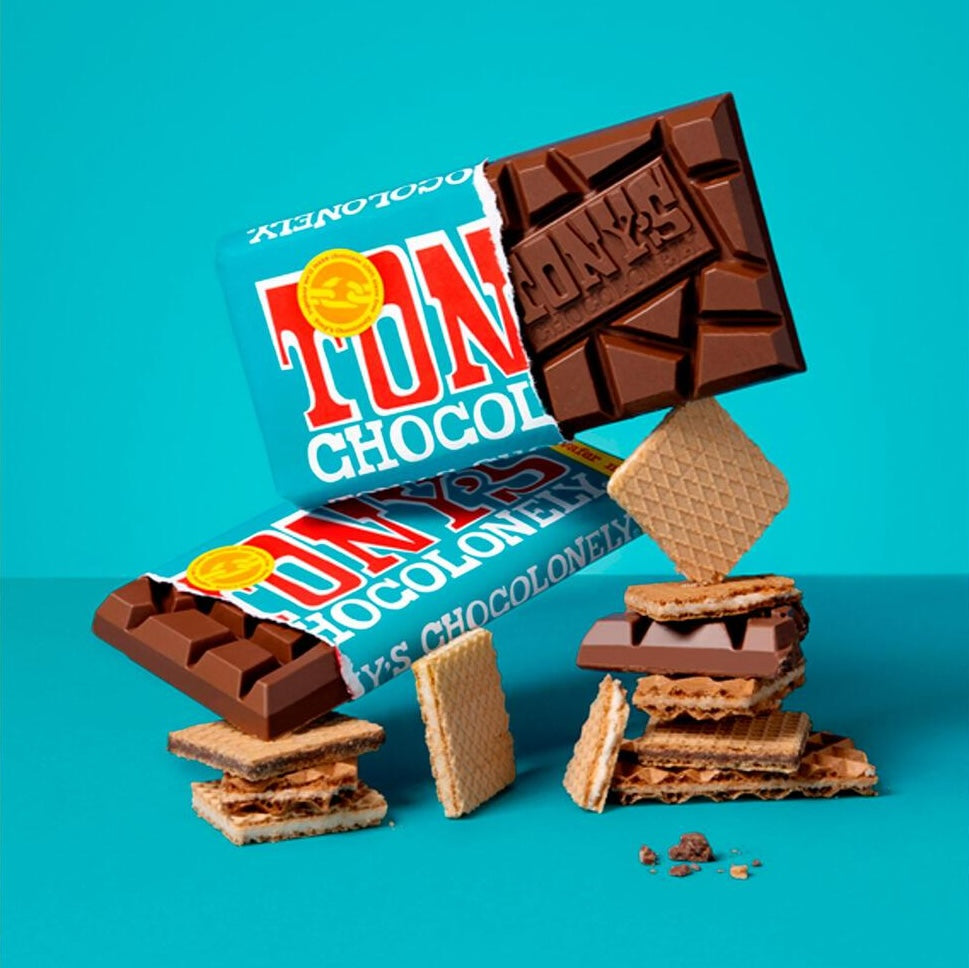 Tony's Chocolonely Milk Crispy Wafer Chocolate Bar